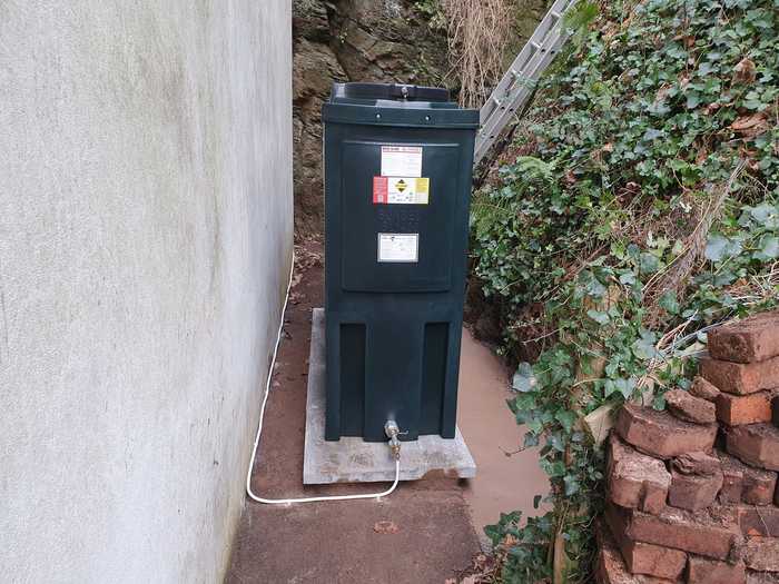 Smaller plastic oil