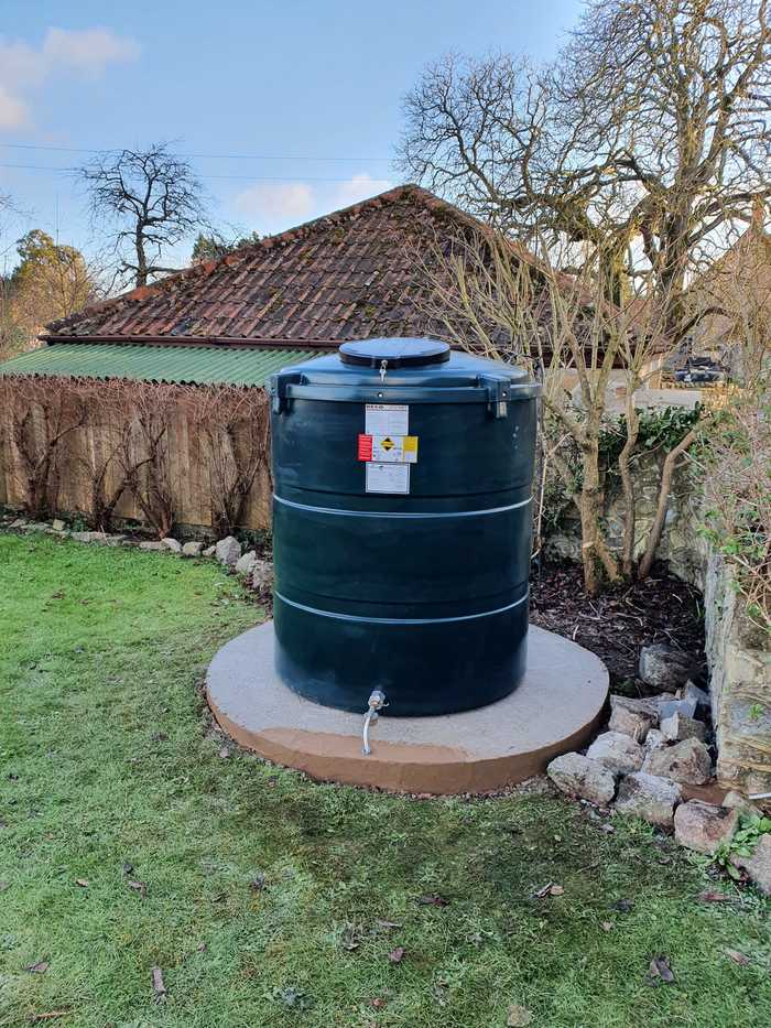 new tank and concrete base new tank and concrete base